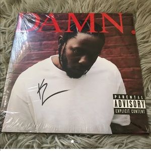 Autographed Kendrick Lamar vinyl